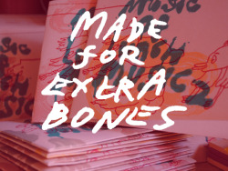Made For Extra Bones is the name under which short runs of publications have been produced by Extra Bones.
Curating the physical object may be the project itself, as with the Finkin’ ‘Bout series, or Four Maps, where artists were specifically chosen...