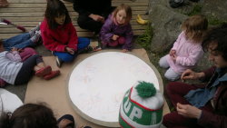 The Spinny Whoa-a-trope (as in Zoetrope but more “whooaaa!”) Is a rotating drawing board. Along with specific exercises, it was devised to open up possibilities for team work and a less restrained approach to drawing as well as building...