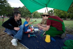 Bring The Wood To The Trees was a installation/performance/workshop project concerned with the reuse of discarded wood. Specifically with the idea that through considering the material’s properties, we can re-instill the timber with it’s powers, both...