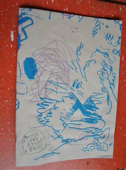 Made For Extra Bones is the name under which short runs of publications have been produced by Extra Bones.
Curating the physical object may be the project itself, as with the Finkin’ ‘Bout series, or Four Maps, where artists were specifically chosen...