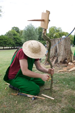 Bring The Wood To The Trees was a installation/performance/workshop project concerned with the reuse of discarded wood. Specifically with the idea that through considering the material’s properties, we can re-instill the timber with it’s powers, both...