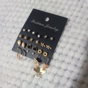 Earing 12 pairs for women