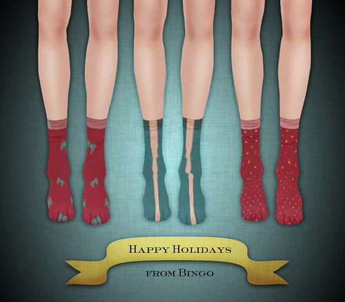 {Bingo} Low-Calf Socks Xmas Set2