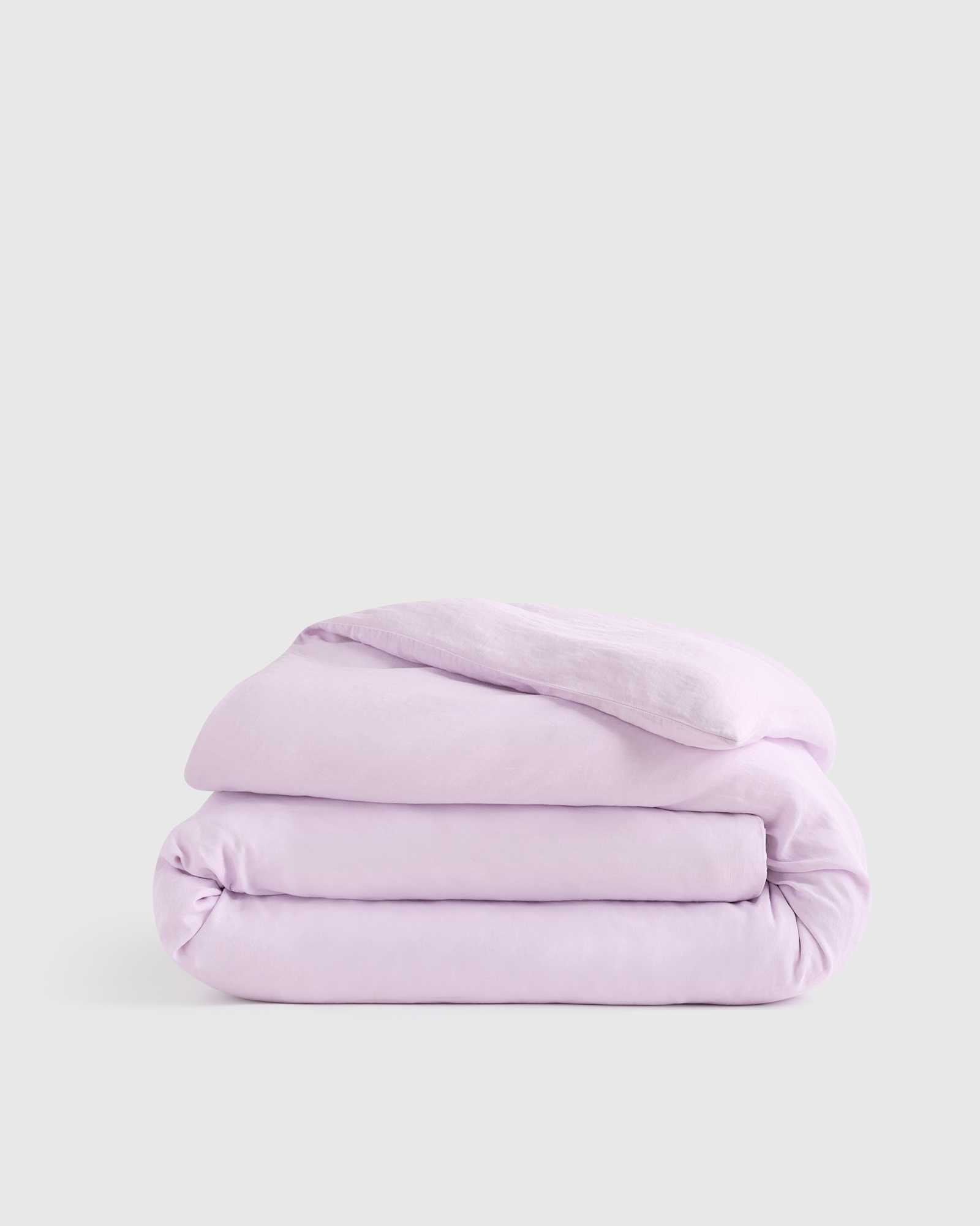 Orchid European Linen Duvet Cover