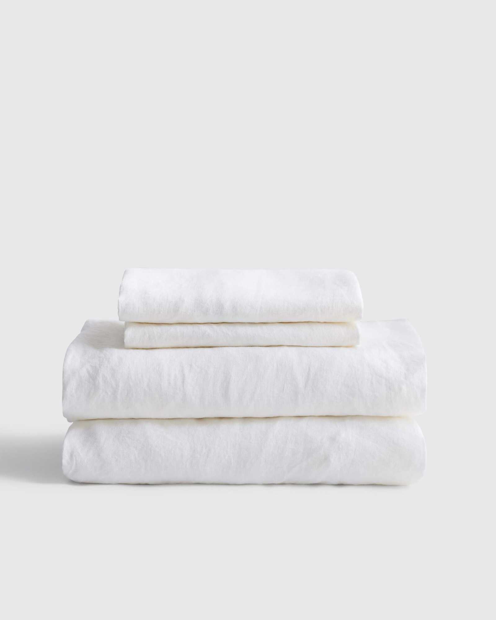 White European Linen Sheet Set