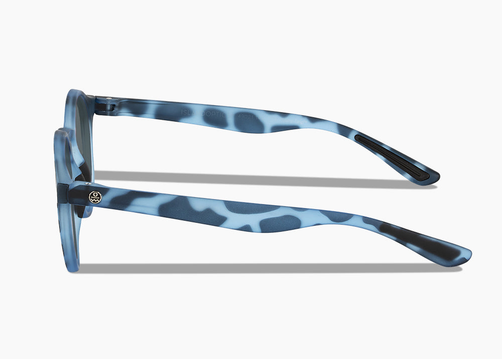 matte blue aqua tortoise|purple nova mirror