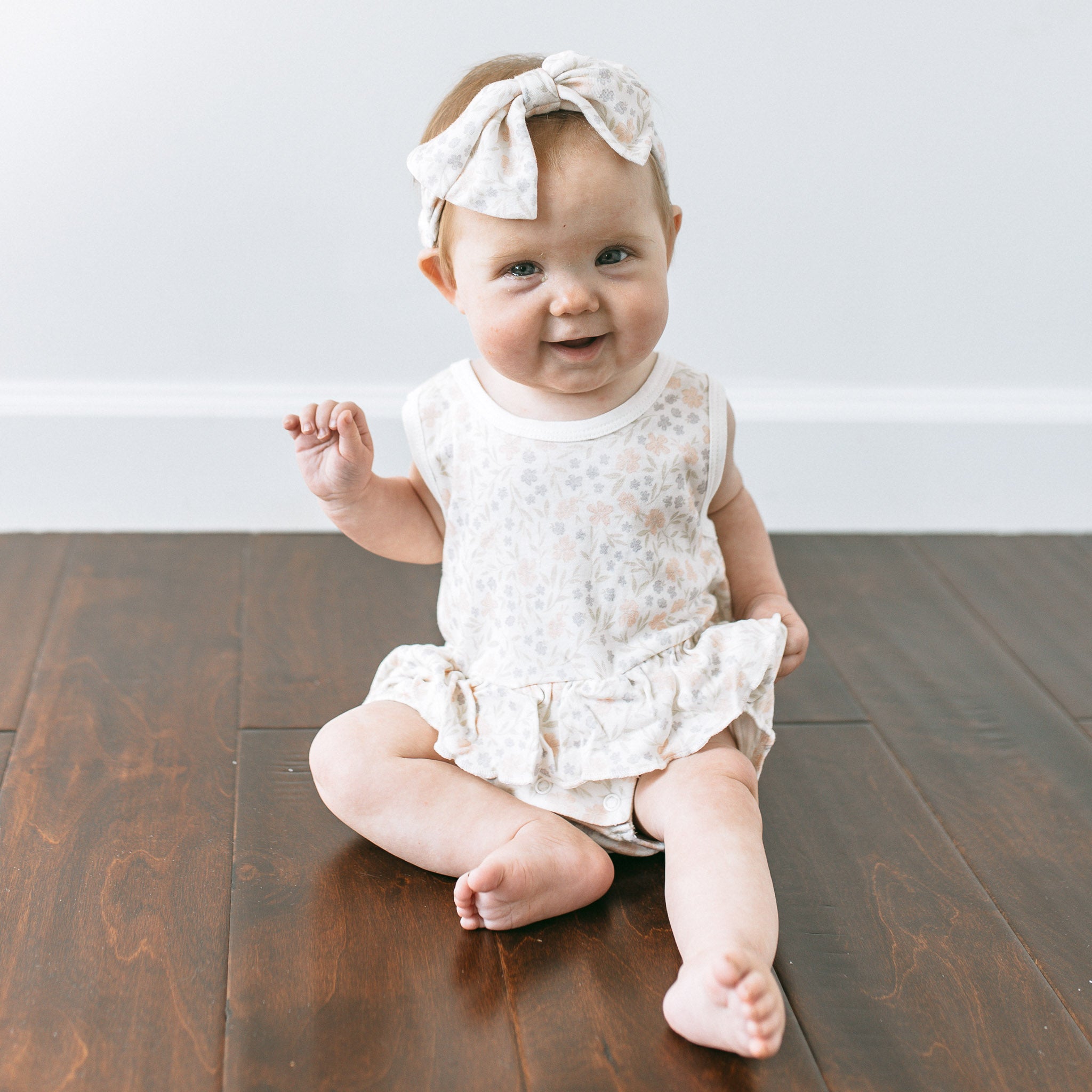 Frilled Bubble Romper - Petalyn