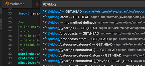 Navigate your Spring code