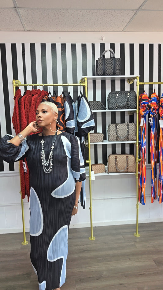 Midnight Muse Midi Dress