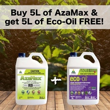 AZAMAX Promotion | Buy 5L AZAMAX, Get 5L EcoOil FREE | Garden City Plastics