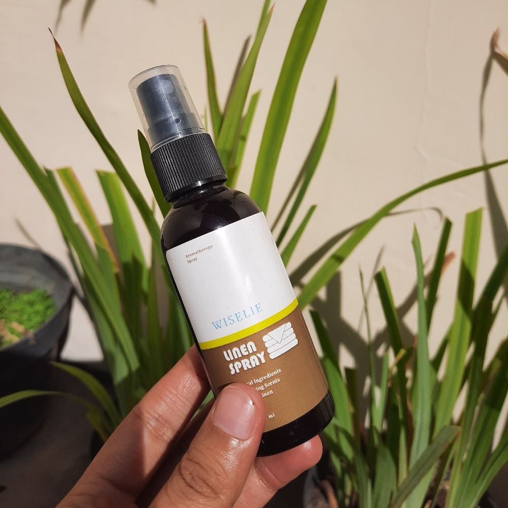 25. WISELIE LINEN SPRAY ORGANIK (PEMBASMI TUNGAU ANTI KUTU KASUR)