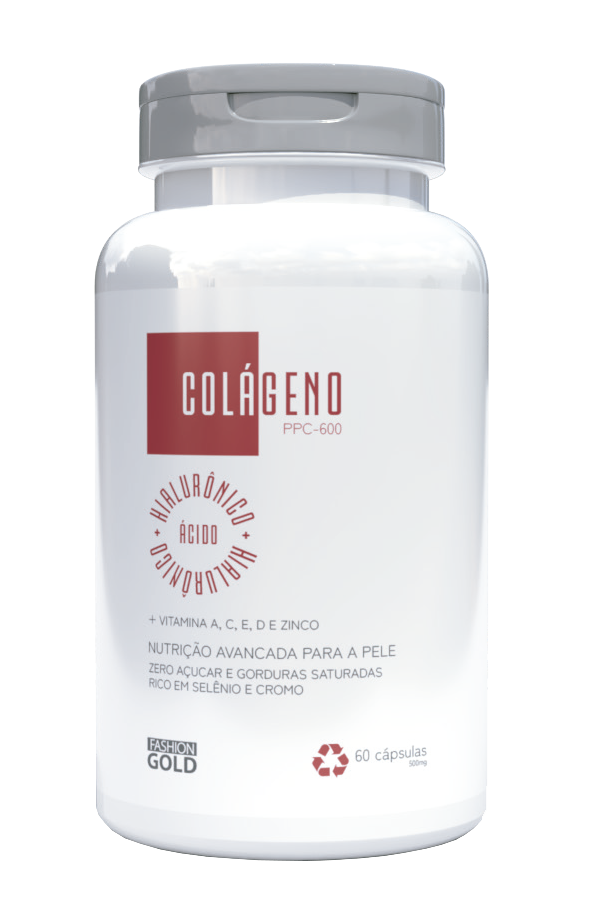 PPC-600 ColÁgeno Hidrolisado 60 Capsulas - Fashion Gold