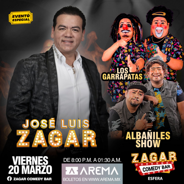 20 DE MARZO - ZAGAR COMEDY BAR ESFERA