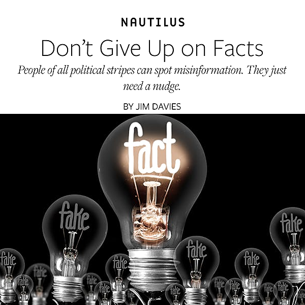 Don’t Give Up on Facts