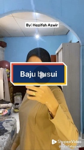 34. Baju kaos katun busui friendly