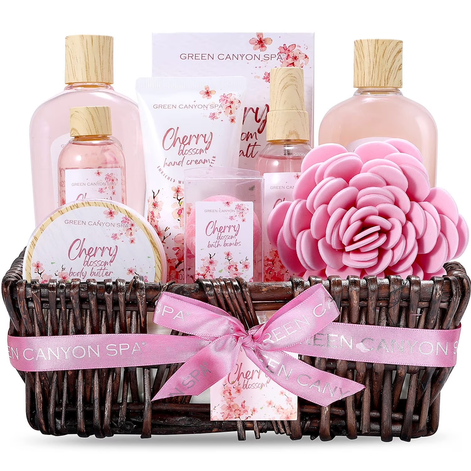  10 Pcs Cherry Blossom Bath Sets-$27.99 | Walmart