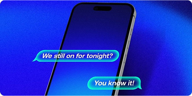 magnifying glass over a blue background