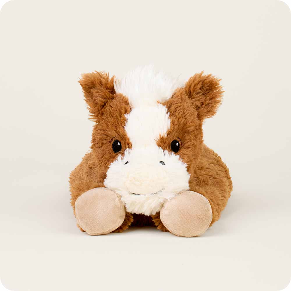 Microwavable Laying Down Horse Stuffed Animal Warmies