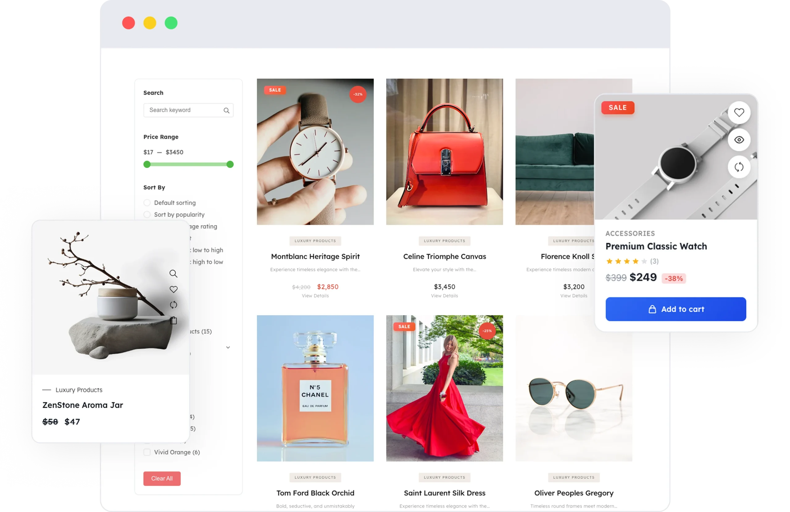Custom Shop Template WooCommerce using - ShopLentor