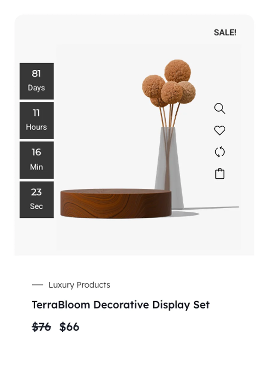 Product Card Style with Counter ShopLentor