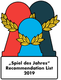 Spiel des Jahres - Reccomendation List 2019