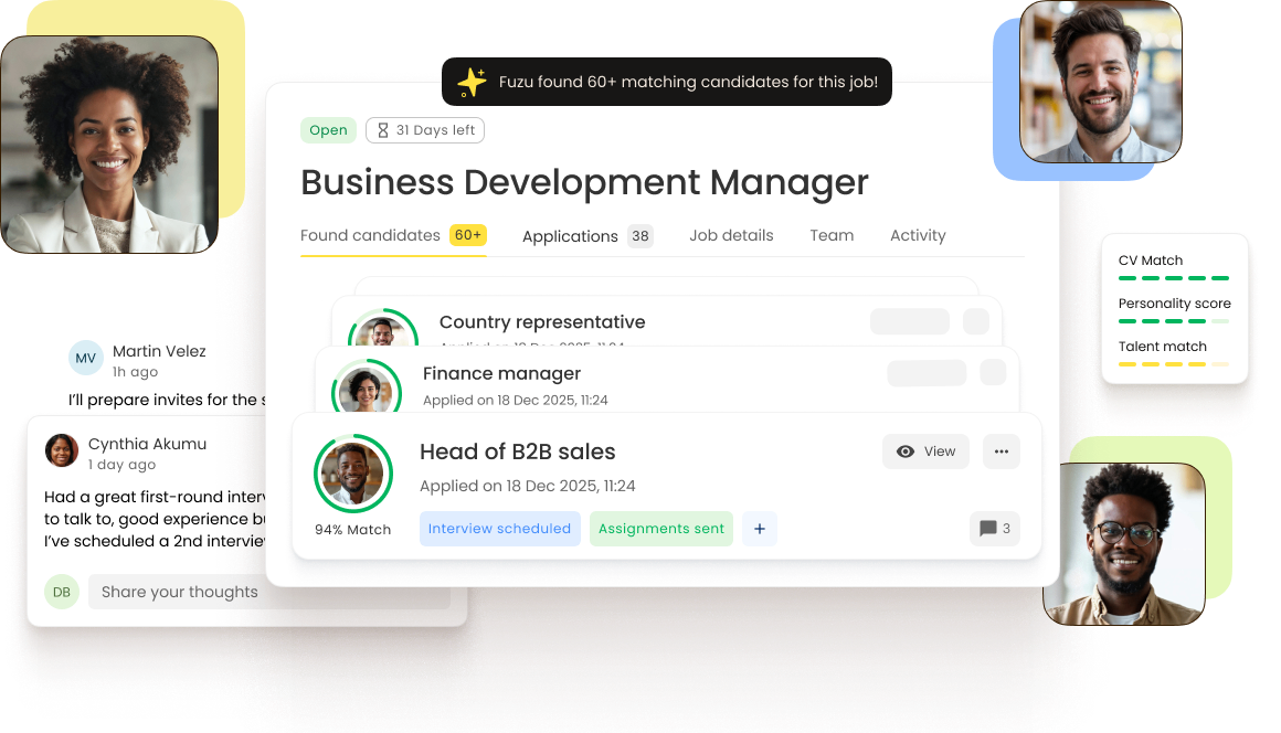 Smartest way to Hire - AI-powered sourcing, built-in assessments, and recruiter support