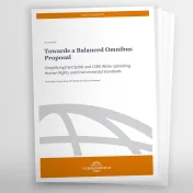 Titelblatt einer Publikation zum Omnibus-Vorschlag der EU