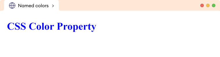 CSS Named Colors CSS Named Colors Description Image